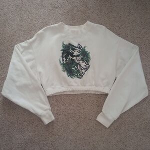 She Darc Sport Wolves Cropped Long Sleeve